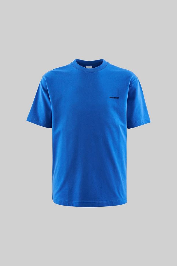 Erkek Solid Basic Relaxed Pamuklu Açık Mavi Tişört - 1