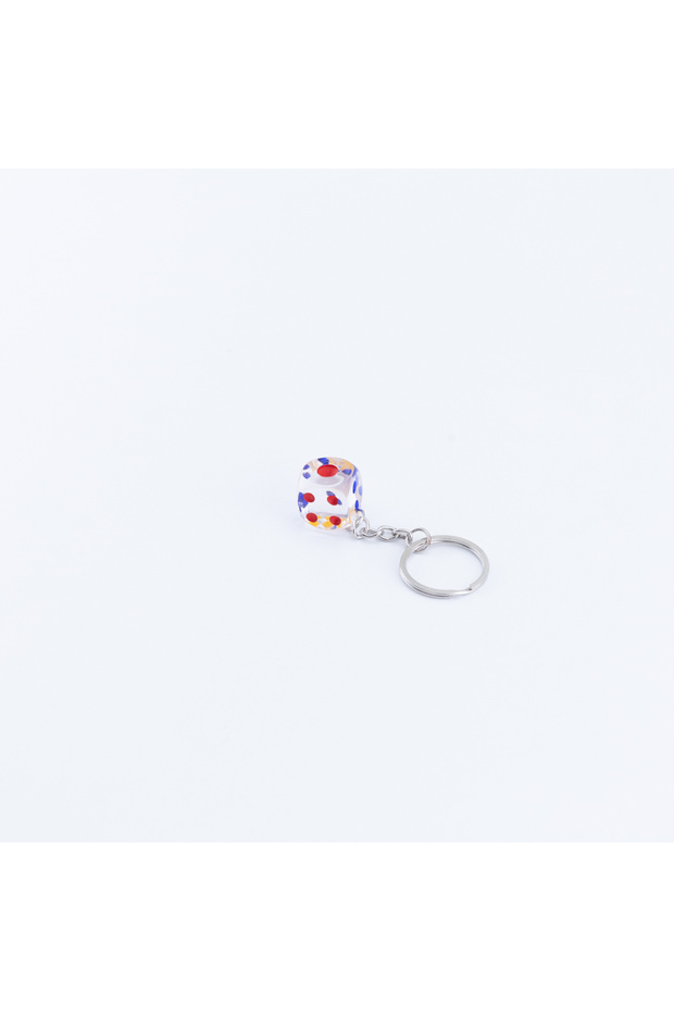 سلسلة مفاتيح النرد الشفاف - 1