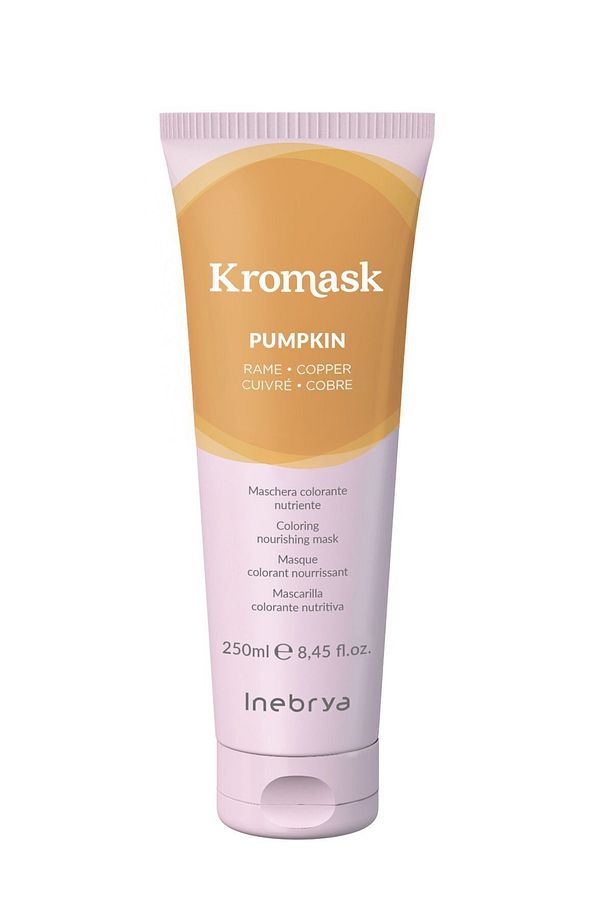 Kromask Pumpkin Copper Maske 250 ml | Bakır Tonlu Saçlara Sıcak, Parlak Ve Bakımlı Görünüm - 1