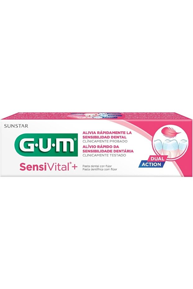 Sensivital+ Gentle Toothpaste - Alcohol Free- Plaque Removal-Cavity Protection - Protects and fo