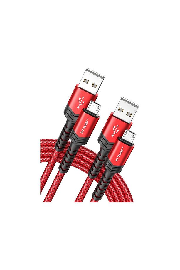 Micro Usb 2.4a Hızlı Şarj Ve Data Kablosu , Android Şarj Cihazı Mikro Usb'den Usb'ye Naylon Ör - 1