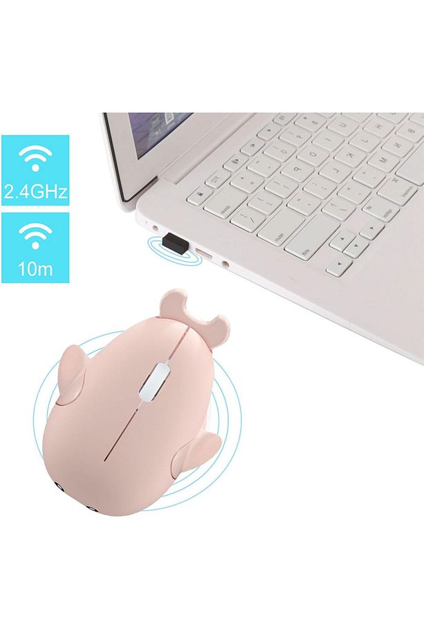 Sevimli Kablosuz Wireless Sessiz Mouse 1600 DPI 2.4 Ghz - 5