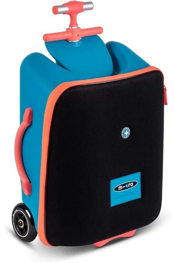 Micro Kickboard -Katlanabilir ve Sürülebilir , 18 Ay ve Üzeri Çocuklar İçin (Okyanus Mavisi) - 3