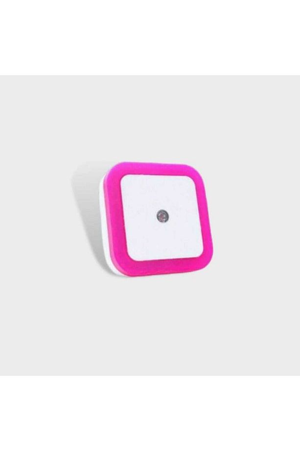 Fotoselli Led Gece Lambası, Pembe Renk Sensörlü Gece Lambası, 1 Watt Pembe Renk Led Gece Lambası - 8