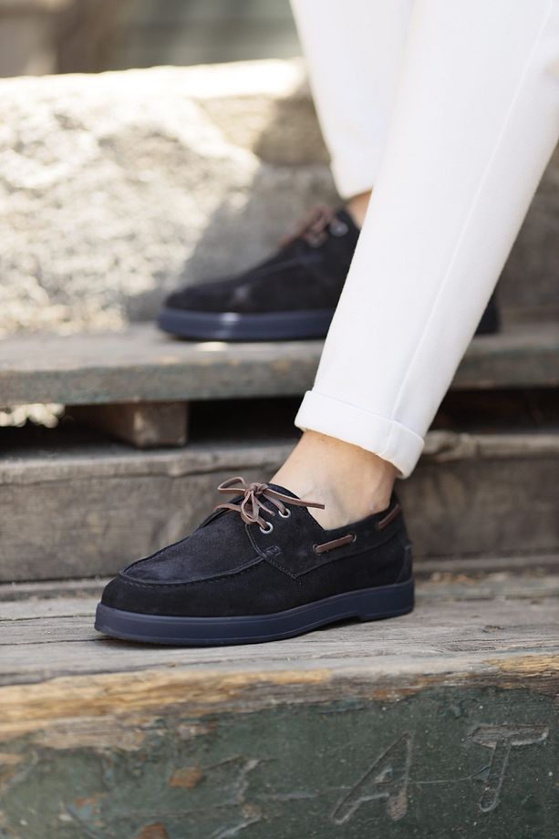 Feliks Model Süet Deri Eva Taban Loafer Ayakkabı - 4