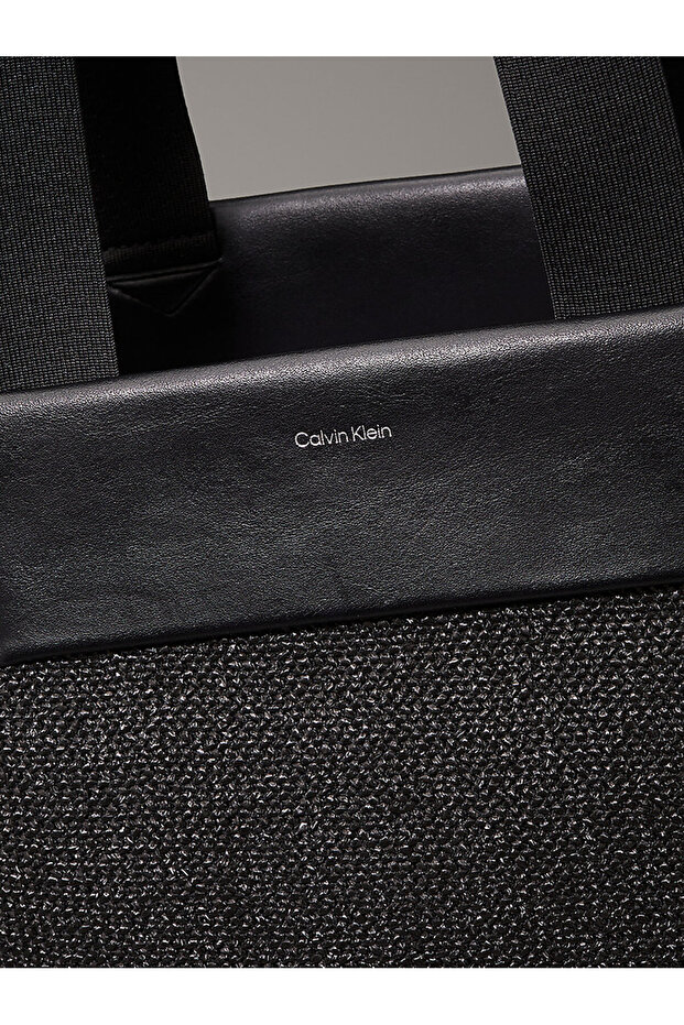 Kadın Siyah Alışveriş Çantası - 5