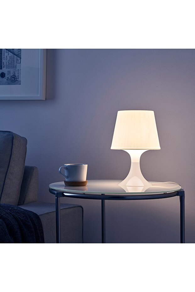 Table lamp, white, 29 cm - 3