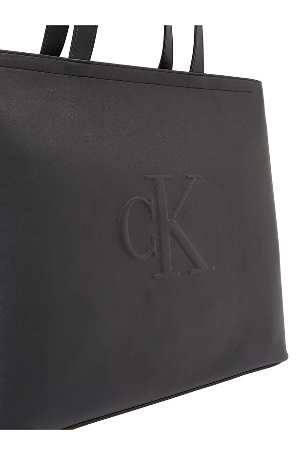 Kadın Siyah Tote Çanta - 5