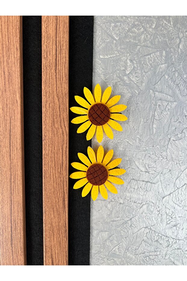 2 Hair Clips with Moon Flower