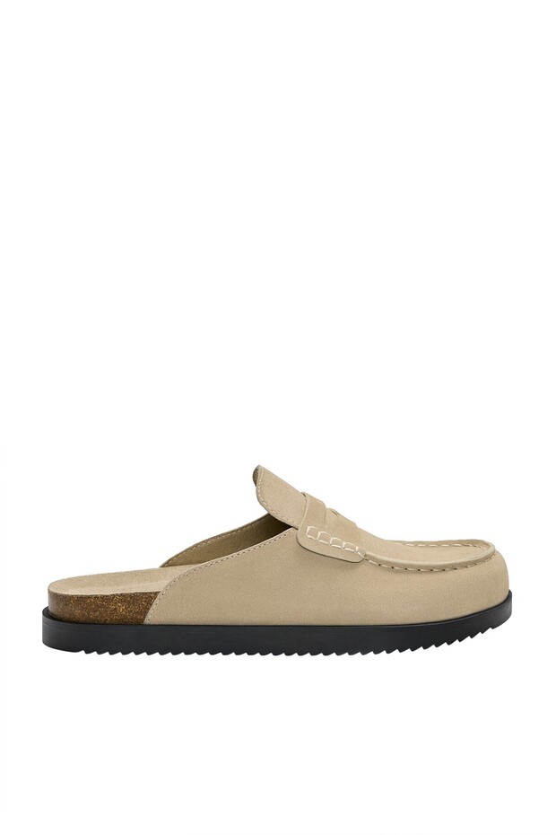 Bantlı deri terlik - 2