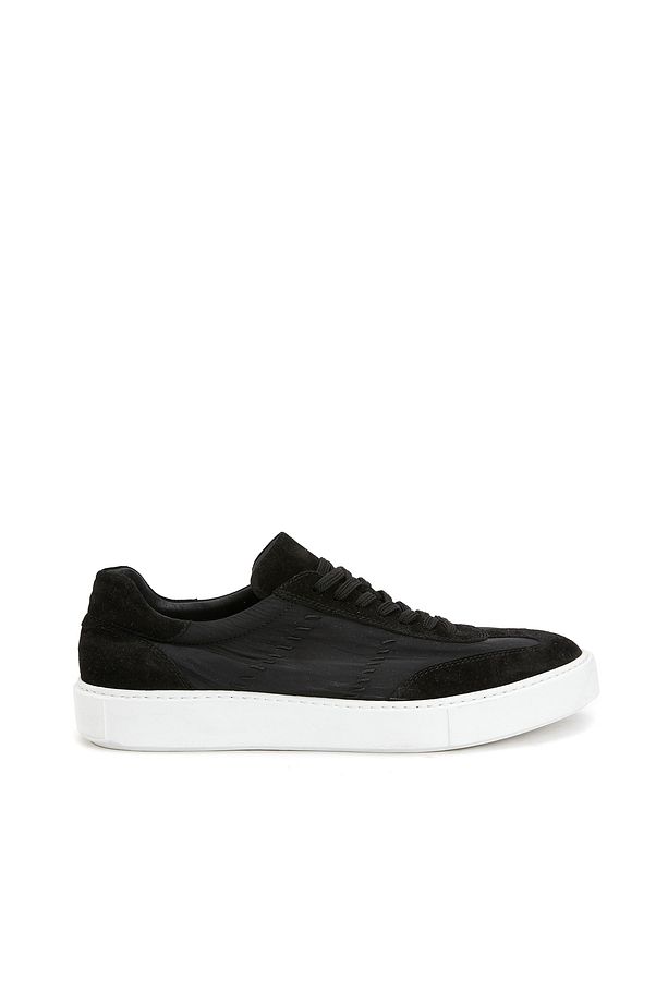 Siyah Erkek Süet Sneaker - 2