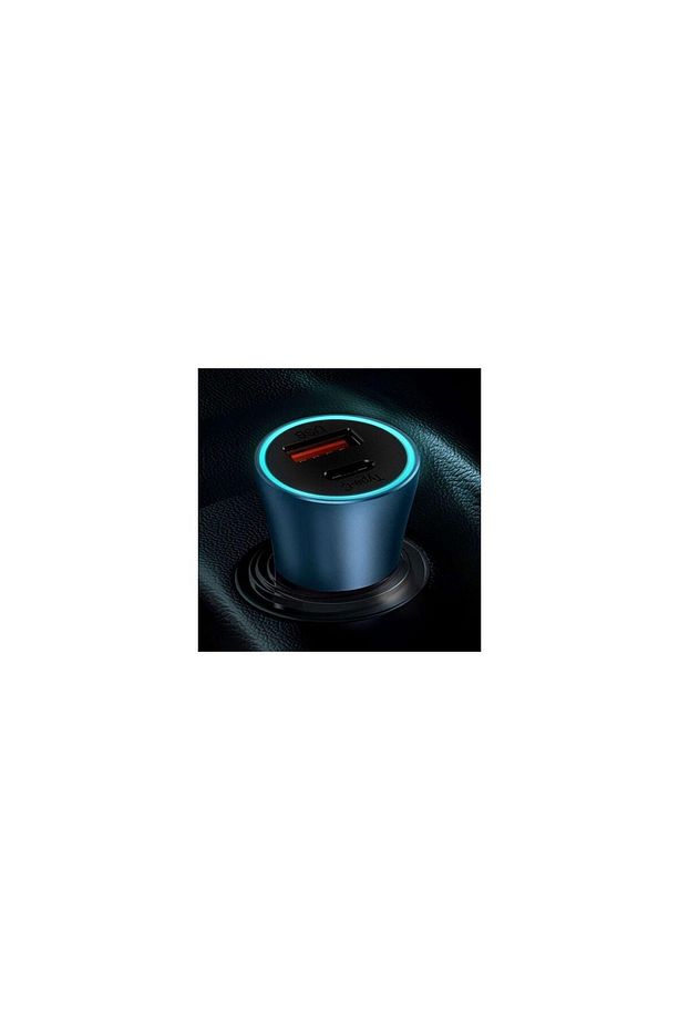 LED Işıklı Ultra Hızlı Dual Pd U+C 40W Araç Şarjı Araç Çakmaklık Şarjı Typc-E+Usb Girişli - 2