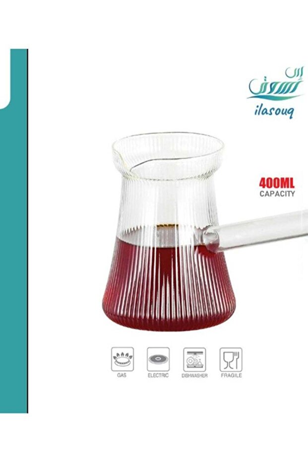 إبريق شاي زجاجي DLC36434 سعة 400 مل