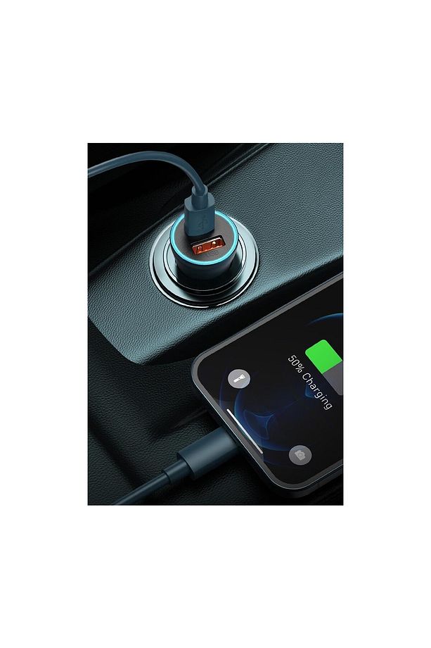 LED Işıklı Ultra Hızlı Dual Pd U+C 40W Araç Şarjı Araç Çakmaklık Şarjı Typc-E+Usb Girişli - 4