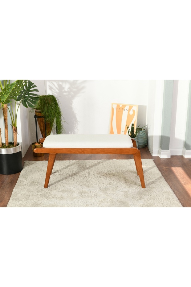 PALACE İSKANDİNAV BENCH, KREM CEVİZ - 2