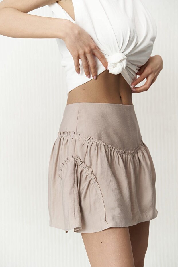 Elettra Vizon Mini Etek - 5