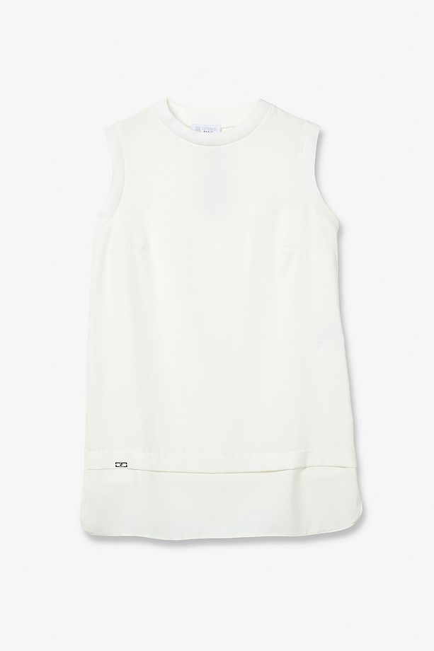 Sıfır Kollu Basic Tunik - 1