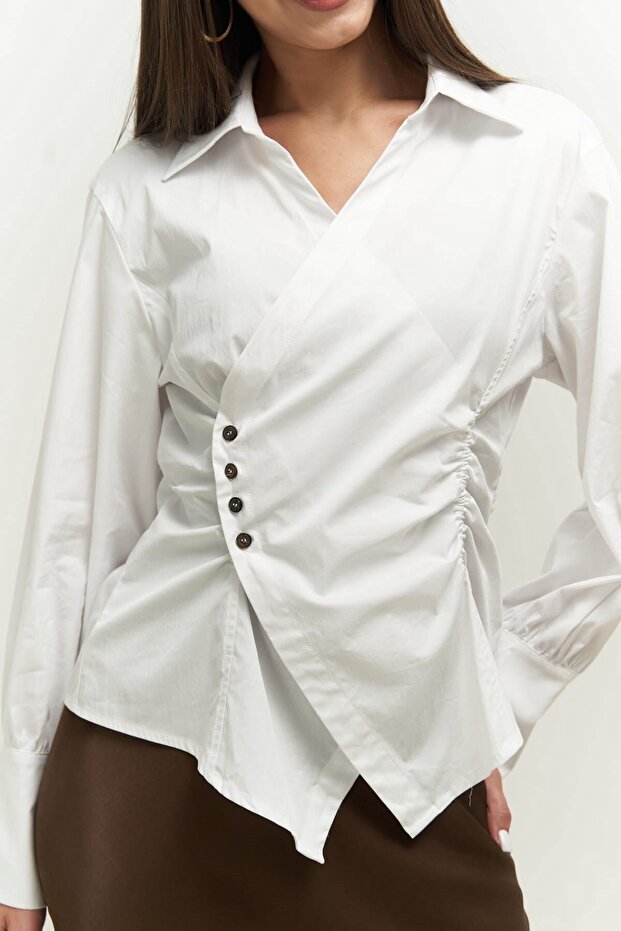 Micky Beyaz Gömlek - 2