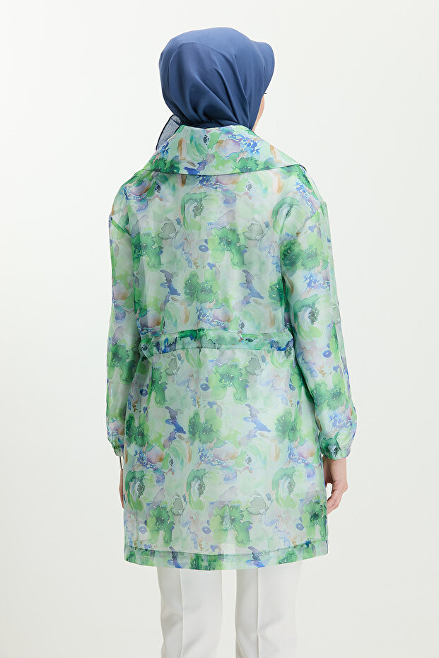 Düğmeli Organze Kap - 6