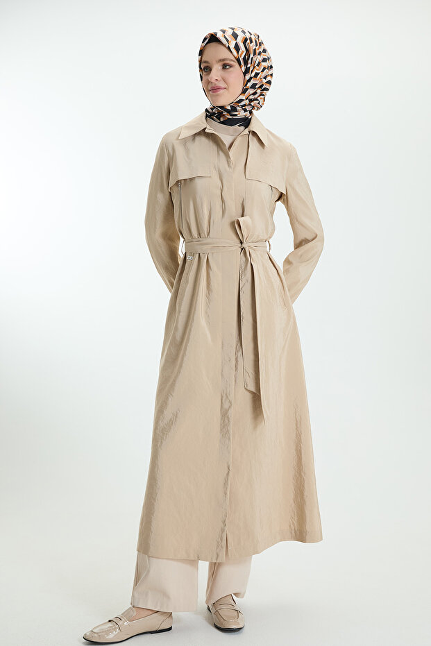 Kuşaklı Paraşü Pardösü - 3