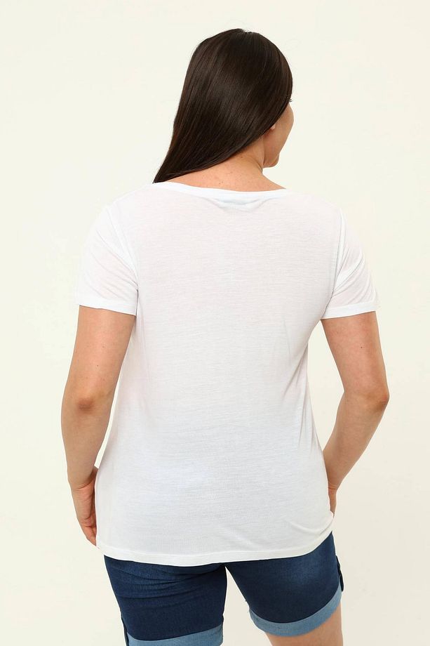 İşlemeli T-shirt - 6