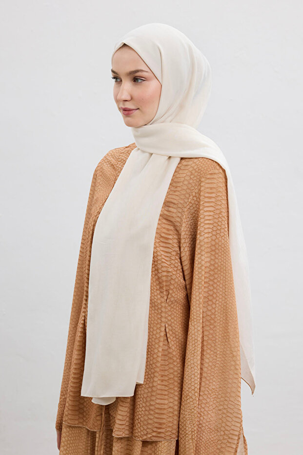 Cotton Line Şal Ekru - 6