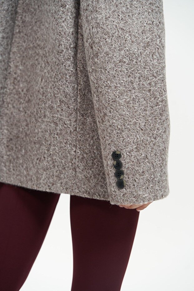 Enzo Kahve Blazer Ceket - 6