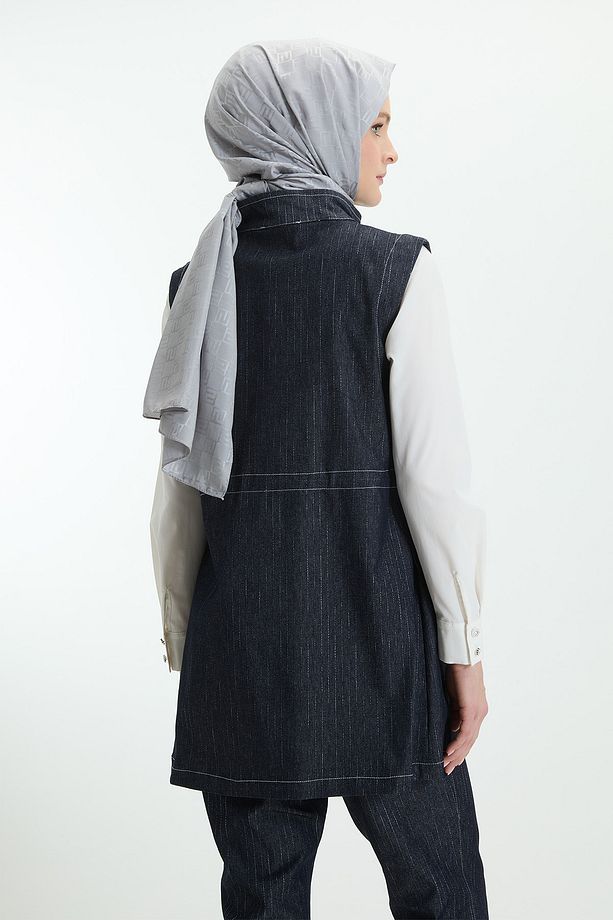 Denim Yelek - 5