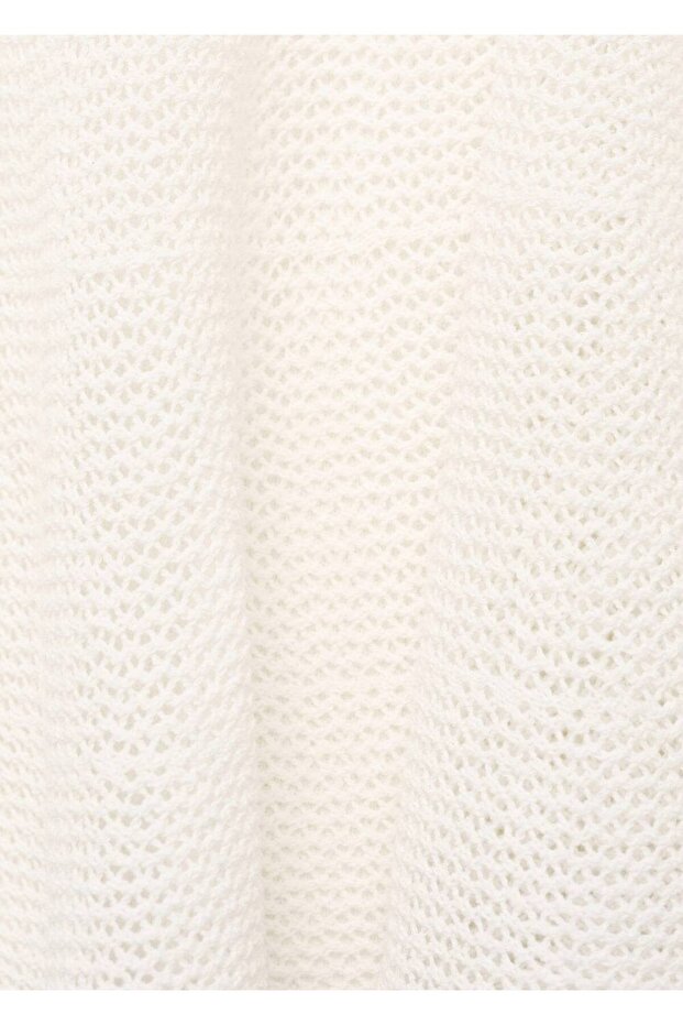 Volanlı triko bluz - 8