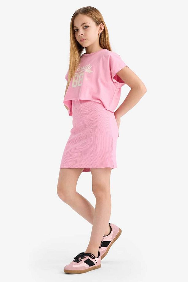 Pembe Kız Çocuk Elbise B4496a8/pn82 - 3