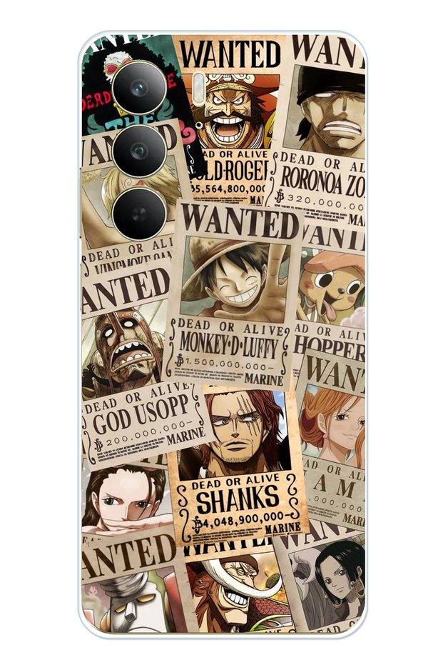 جراب سيليكون شفاف بتصميم صحيفة One Piece متوافق مع Realme C75