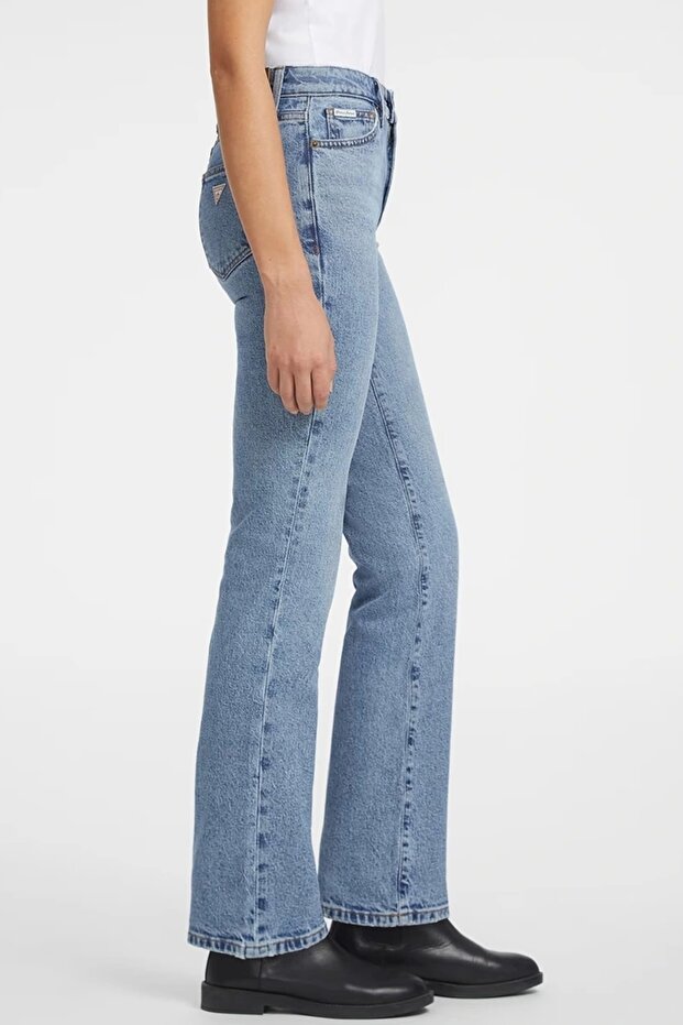 Kadın Mavi Regular Fit Jean W4YA98D5CC5-GJLV - 3