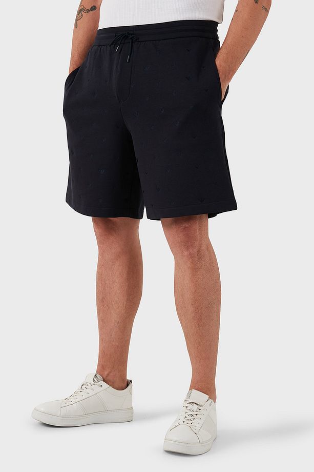 Tümü Logolu Regular Fit Bermuda Short Erkek SHORT EM001403 AF10013 FB234 - 3