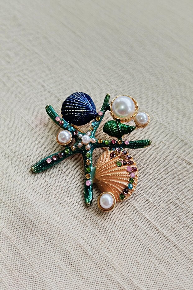 Deniz Yıldızı Broş - 4