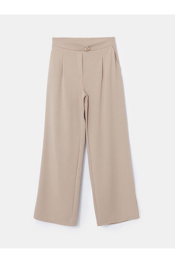 LCW Vision Loose Fit Krep Kadın Pantolon (S5) - 5