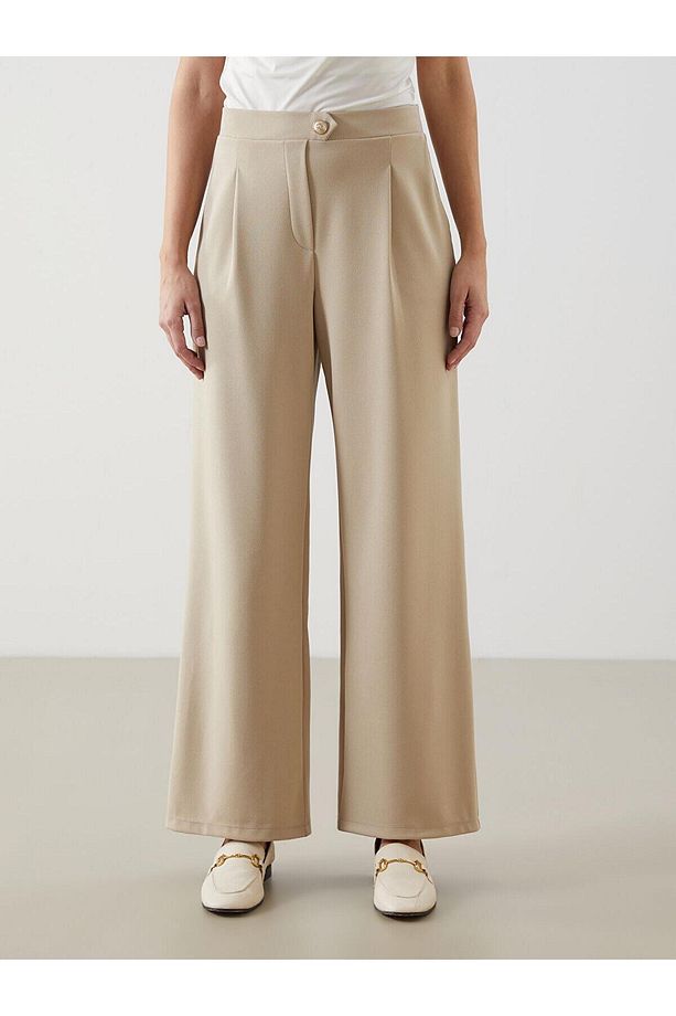 LCW Vision Loose Fit Krep Kadın Pantolon (S5) - 2