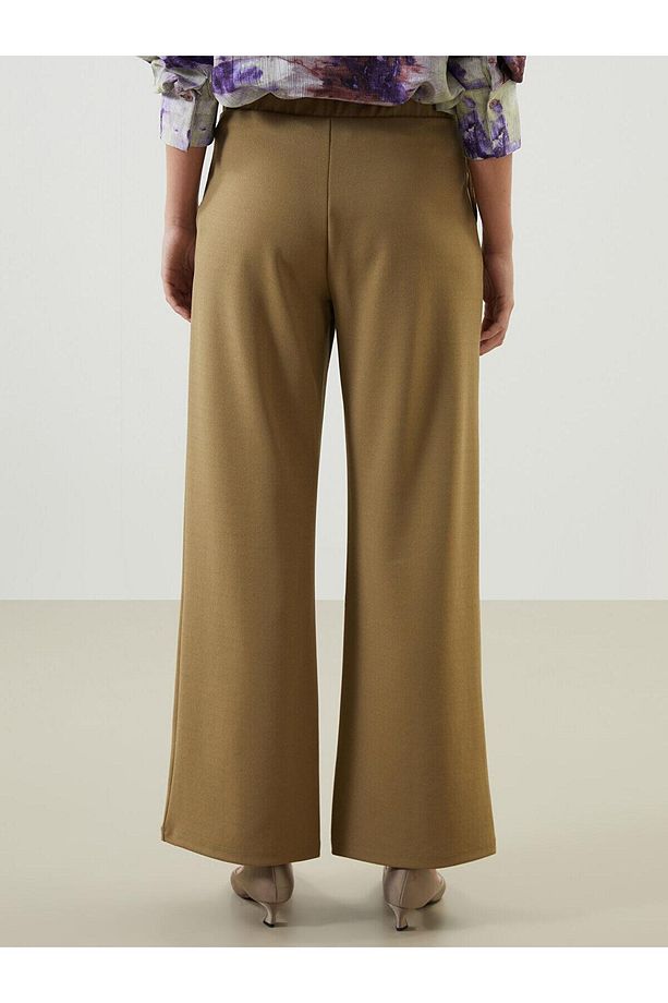 LCW Vision Loose Fit Krep Kadın Pantolon (S5) - 4