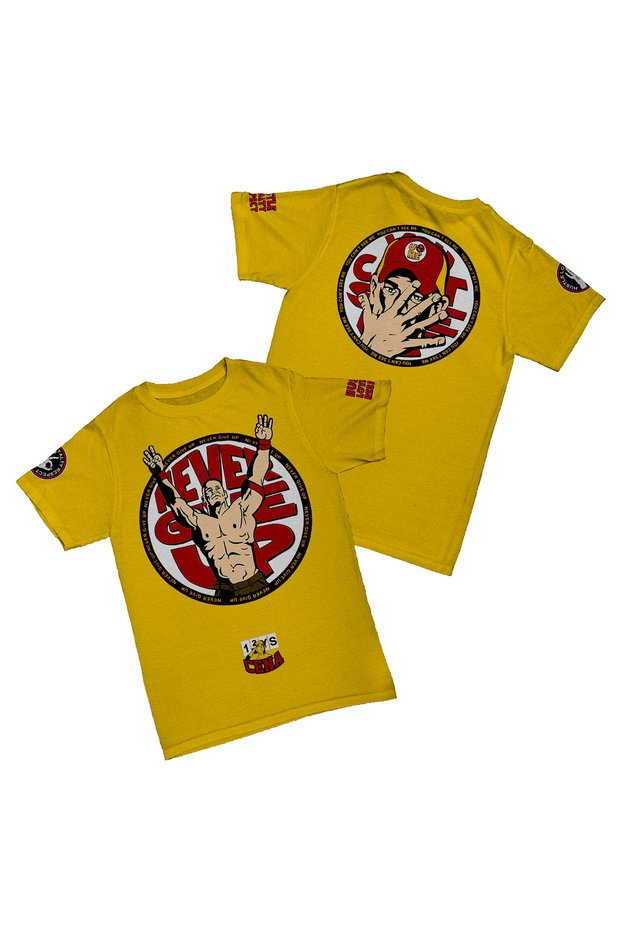 John Cena Uc Me Never Give up Printed Cotton T-Shirt