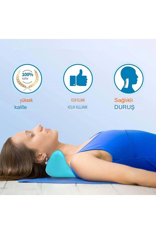 Ergonomik Boyun Masajı Yastığı – Servikal Traksiyon Destekli, Ağrı Giderici, Ortopedik Yapı - 2