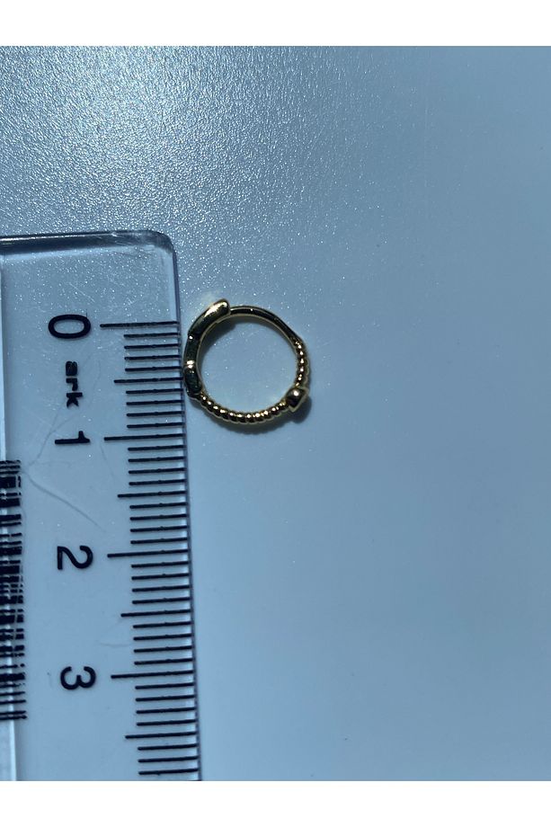 Çelik Halka Piercing Minimal Helix Lob Kıkırdak Tragus - 8