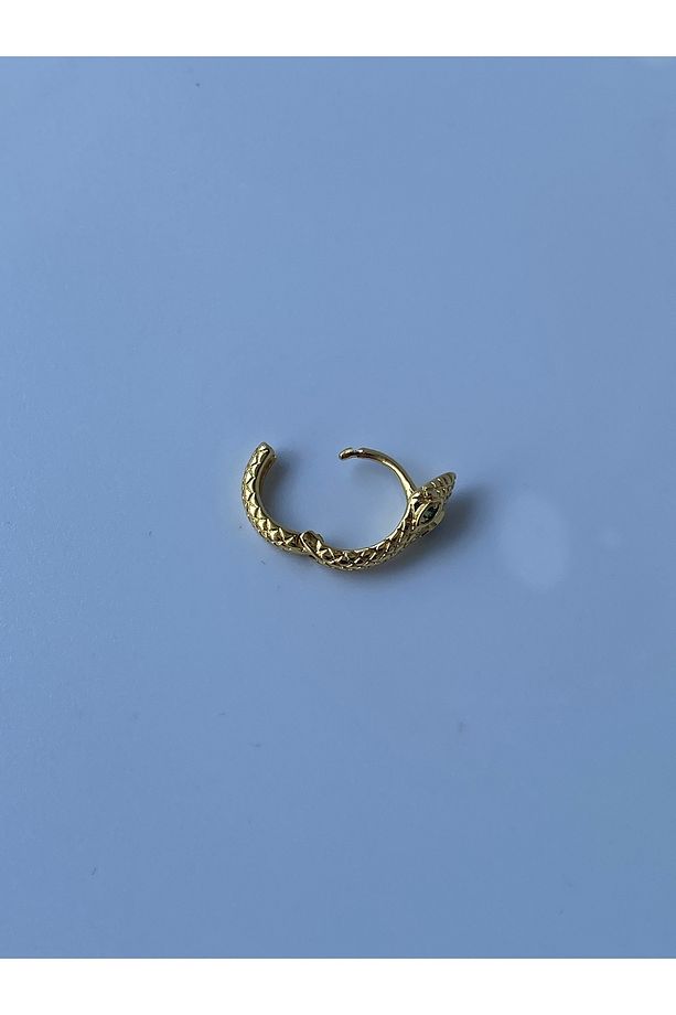 Yılan Halka Çelik Piercing Kıkırdak Tragus Helix Lob - 5