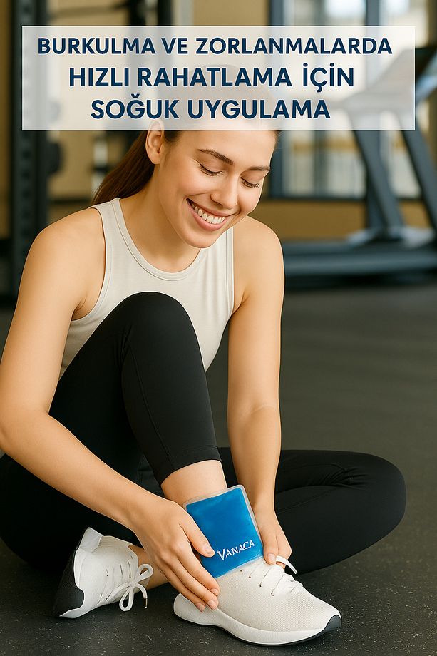 Soğuk Kompres Ve Sıcak Kompres Tekrar Kullanılır Soğuk Jel Buz Paketi 13cm X 13cm ''5 Adet'' - 5
