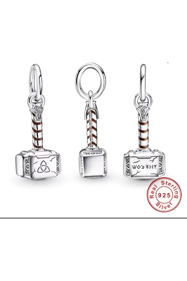 Gümüş Thor Çekiç Cham - 2