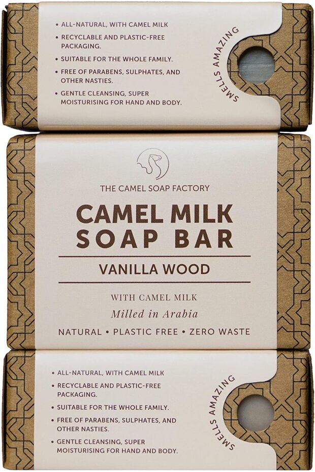 Factory Natural - Arabian Milled - 3 x Vanilla Wood