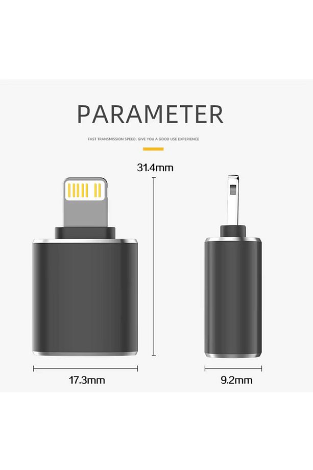 Lightning To Usb Veri Aktarımı iPad iPhone Uyumlu Otg Çevirici Dönüştürücü İOS 13 Ve Üzeri Destekler - 5