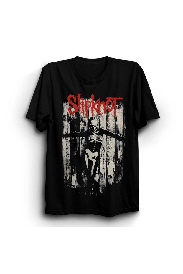 Slipknot, Skeleton, Rock Metal Band T-Shirt
