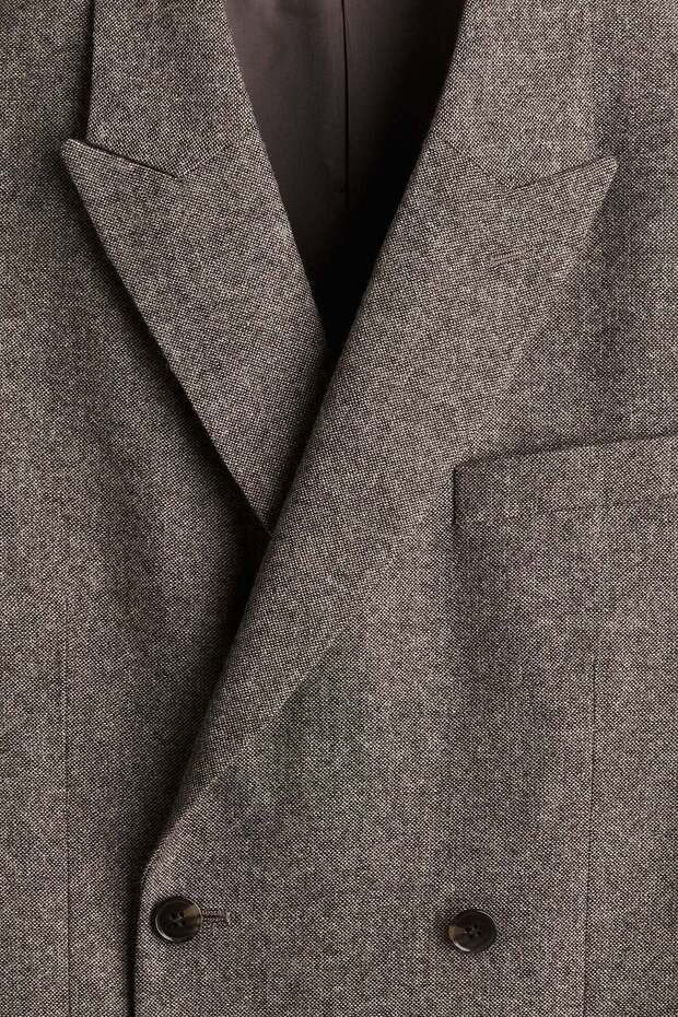 Regular Fit Wool-blend double-breasted jacket - 3