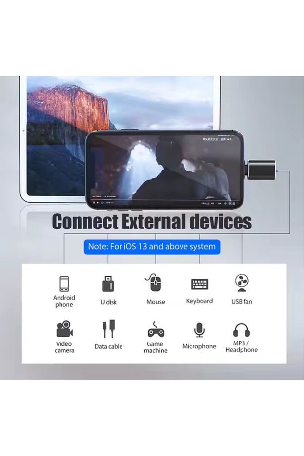 USB Type-C OTG Adaptör | USB 3.0 Dişi – Type-C Erkek Dönüştürücü | 60W Hızlı Şarj ve Veri Aktarımı - 6
