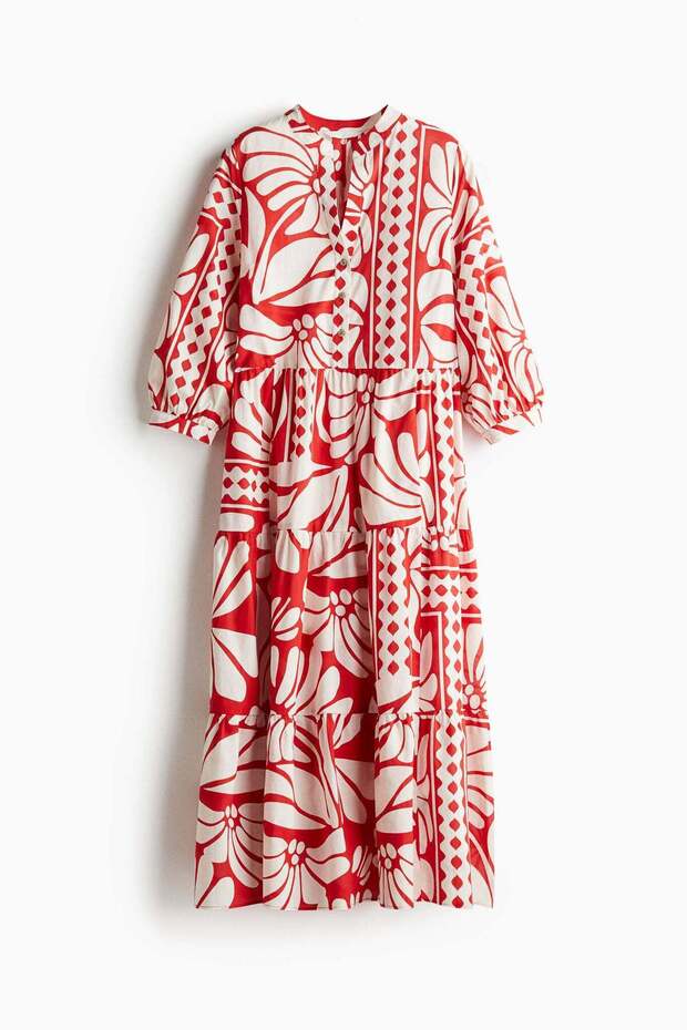 Tiered midi dress