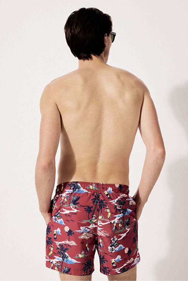 Patterned swim shorts - 4